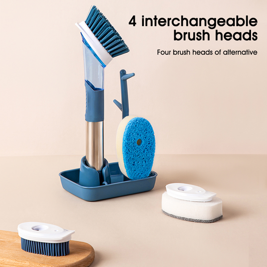 New Multifunctional Dish Brush Household Kitchen Oily Sponge