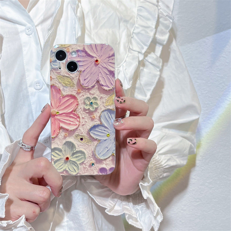 Colourful Oil Painting Floral Vintage Phone Case