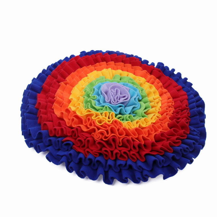 Pet Dog Snuffle Mat Nose Smell Training Sniffing Pad Dog Puzzle Toy