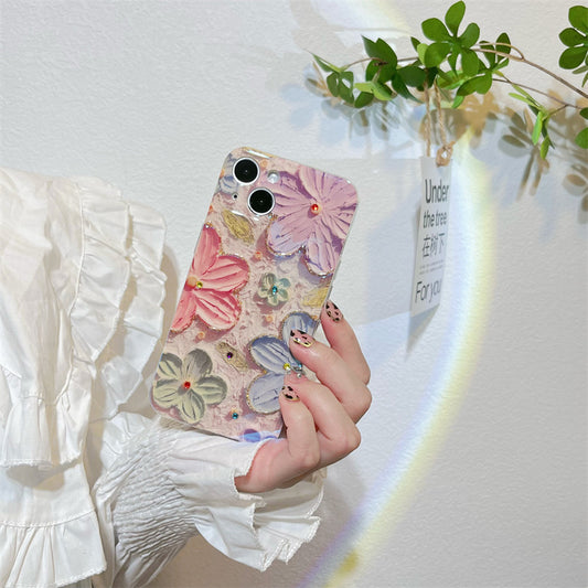Colourful Oil Painting Floral Vintage Phone Case