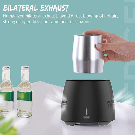 Portable Fast Cooling Cup Electronic Refrigeration Cooler for Beer