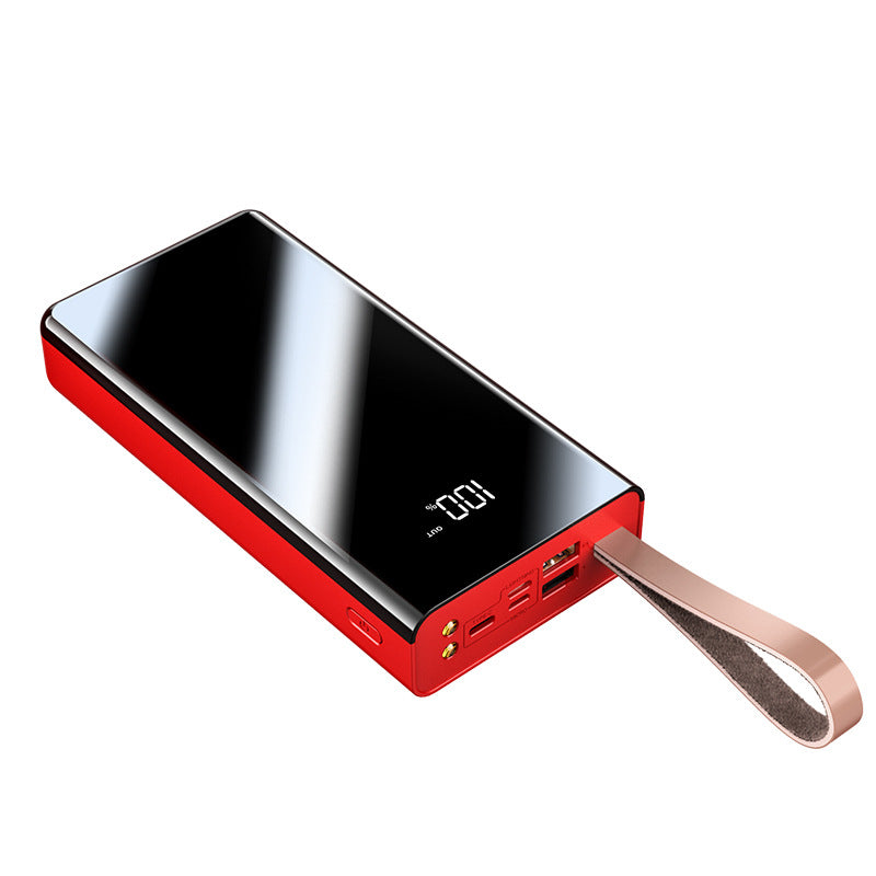 Mirror digital display large capacity power bank