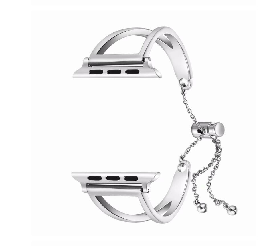 Compatible with Apple, Watch Bands Adjustable Stainless Steel
