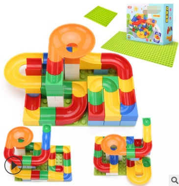 Children Large Particles Assembled Slide Puzzle Blocks Toys 3-10 Years Old Boy Toy