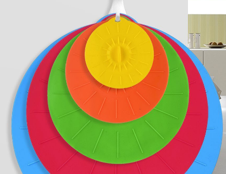 5 Pcs Set Silicone Microwave Bowl Cover