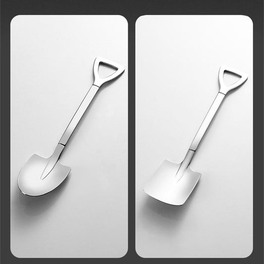 Stainless Steel Spade Creative Dessert Spoon