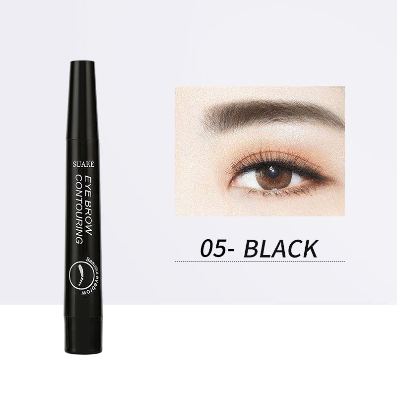Four-Headed Bifurcated Eyebrow Pencil Lasts