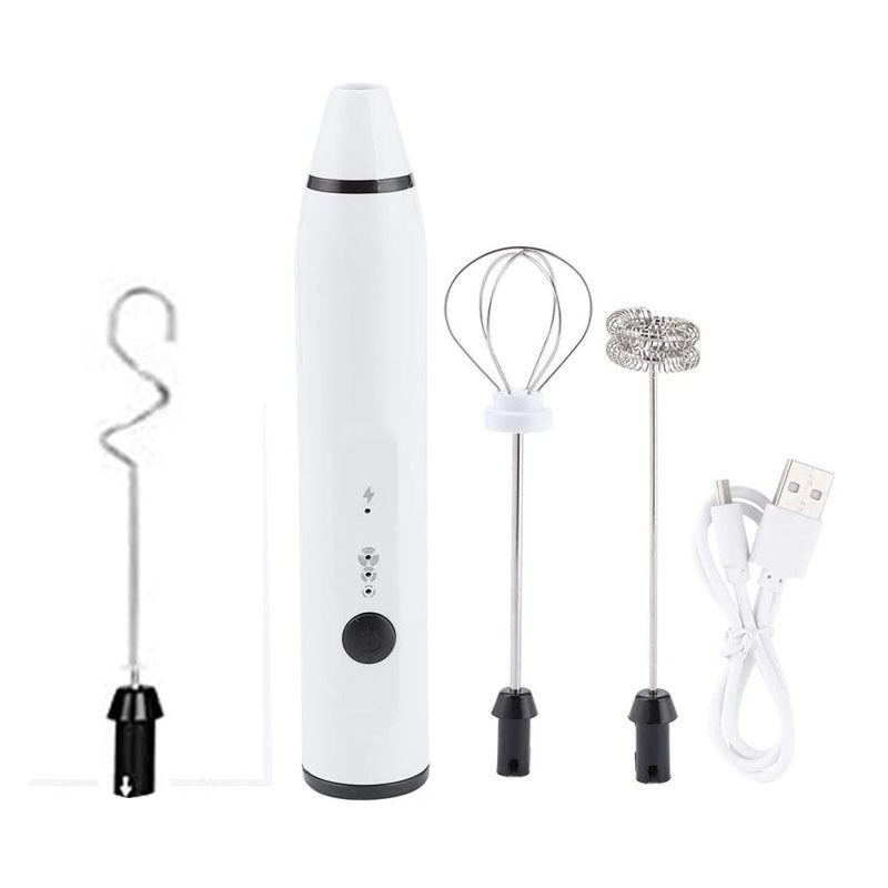 Rechargeable Electric Milk Frother Automatic Kitchen Juice