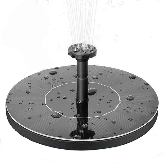 Solar Fountain Water Outdoor Garden Circular Floating