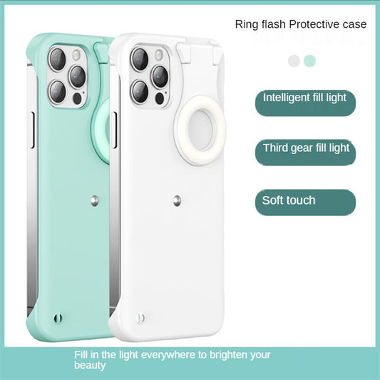 Compatible With Fill Light Selfie Beauty Ring Phone Case
