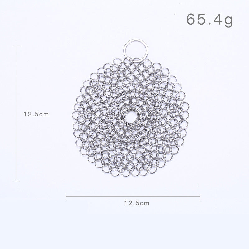 316 Cast Iron Cleaner Kitchen Rust Pot Pans Cleaning Scrubber Steel Rust