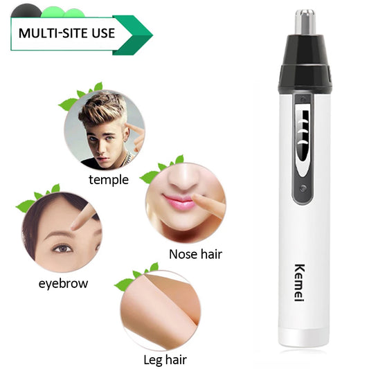 4 in1 Electric Nose Ear Trimmer Nasal Hair Cut Clipper Unisex Hair Remova