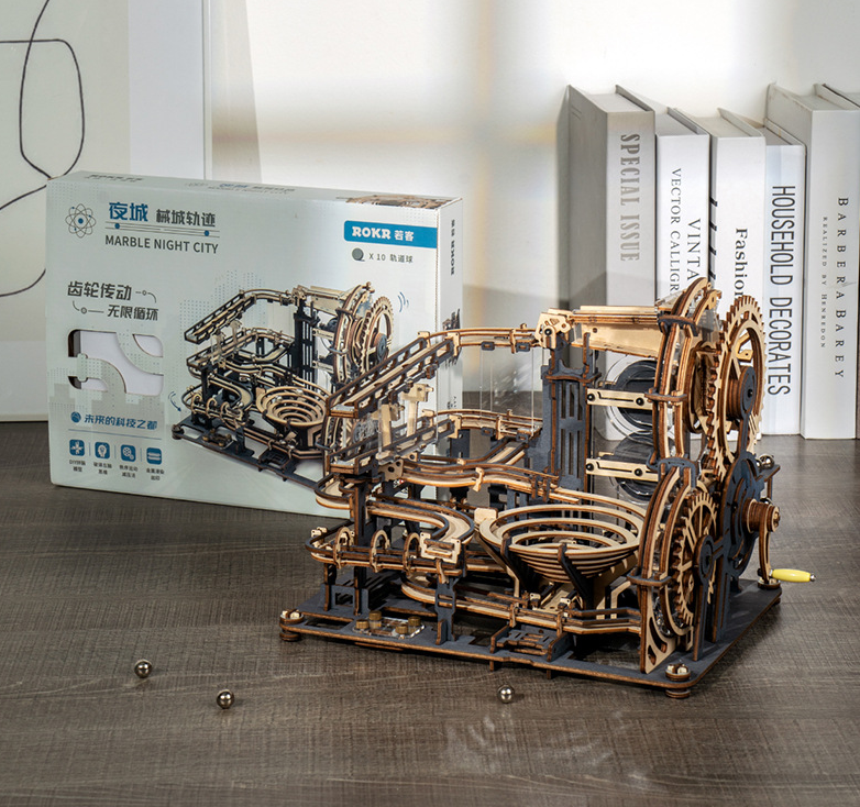 Marble Night City 3D Wooden Puzzle Games