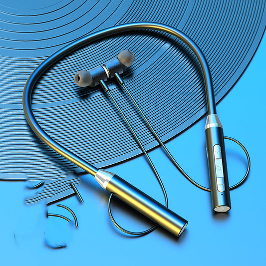 Wireless Bluetooth Headset Hanging Neck Stereo Noise Reduction