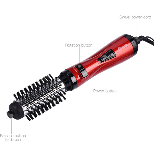 Professional Hair Dryer Rotary Brush Machine 2 in 1 Multifunction Hair Curler