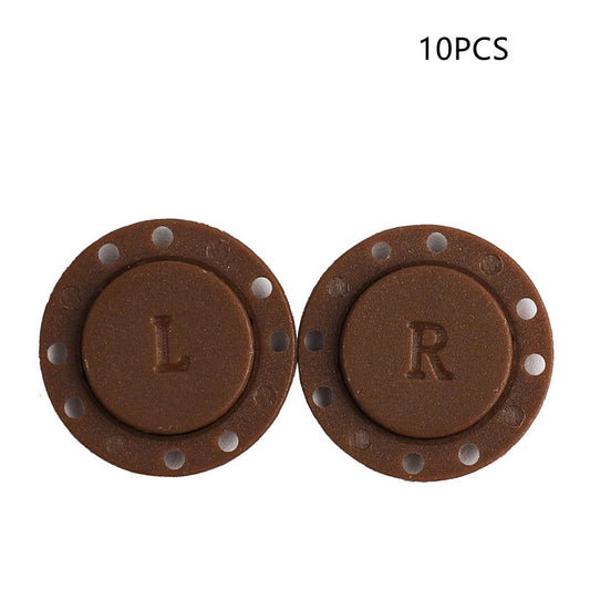 Hand-Sewn Button Bag Clothes Placket Magnet Buckle