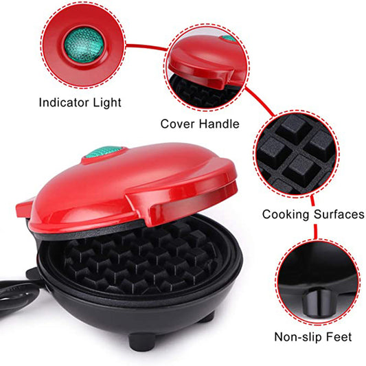 Electric Waffle Maker Machine EU Plug Mini Eggette Breakfast Pot Pan