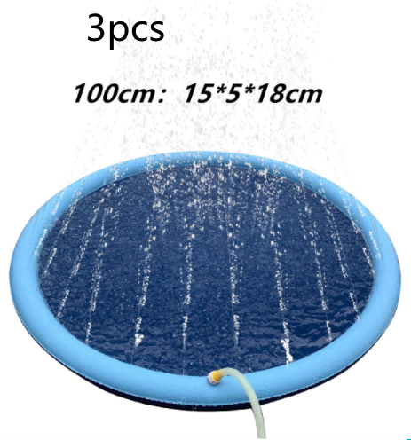 Kid Pet Simulation Sea Level Outdoor Inflatable Splash Mat
