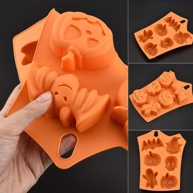Halloween Pumpkin Cakes Silicone Mold Bald Cake Cake Chocolate Mold Jelly Mold Decorations 23 X 16.5 X 3cm