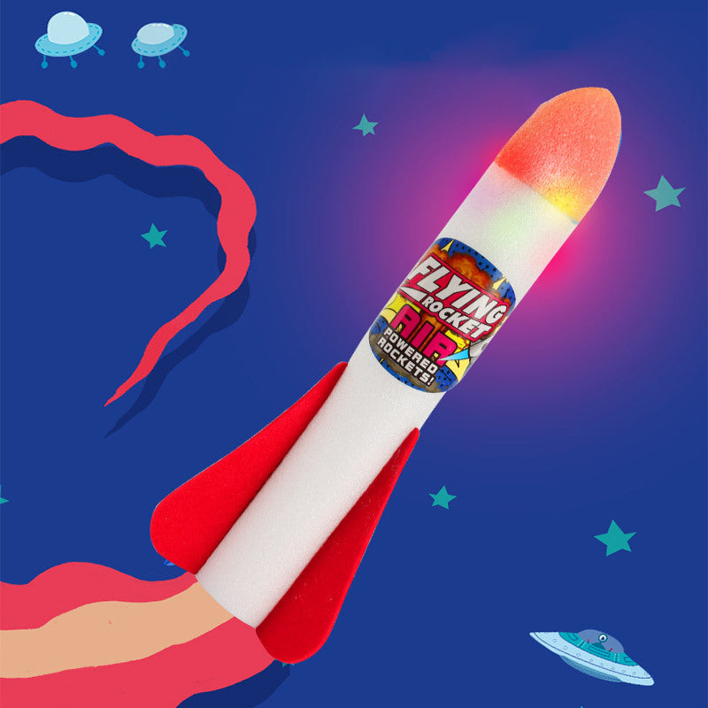 Street Stall Hot Product Outdoor EVA Foam Cotton Foot Rocket Launcher Toy Child Interaction Safety Sports Toys