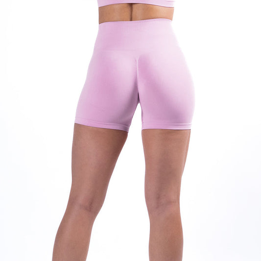 Sports Slim Hip Lift Elastic Tight High Waist Fitness Shorts