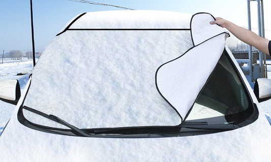 Car snow block front windshield antifreeze cover winter