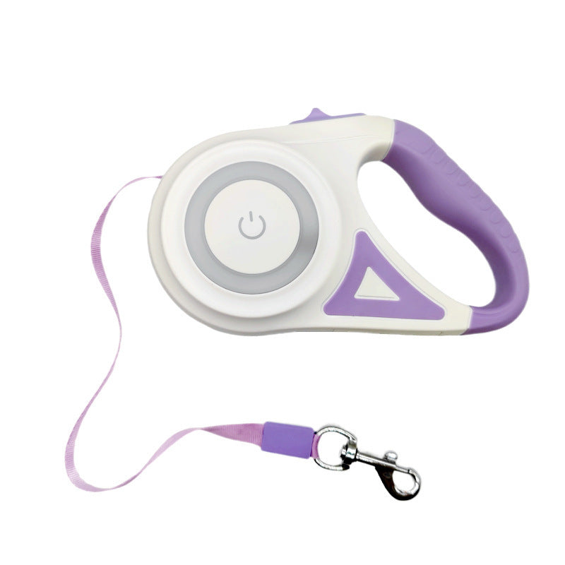 3 And 5M Dog Leash Light Retractable Pet Leads Traction Rope