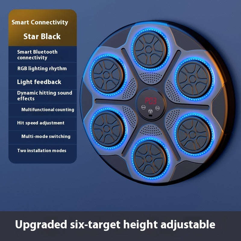 Music Boxing Machine Household With RGB Light Fitness