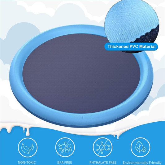 Kid Pet Simulation Sea Level Outdoor Inflatable Splash Mat