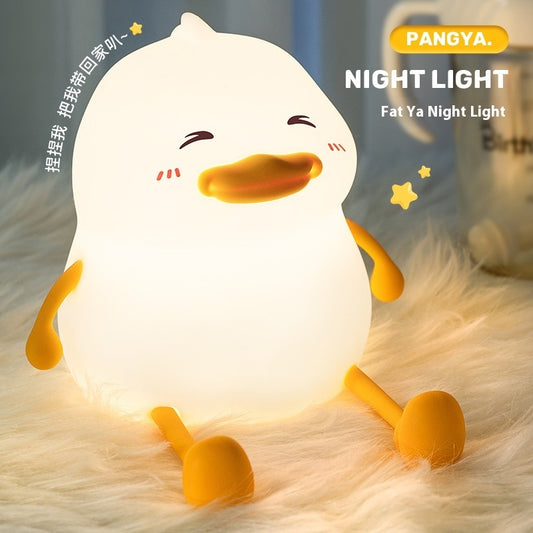 Creative Small Night Lamp Silicone Pat Lamp Desktop