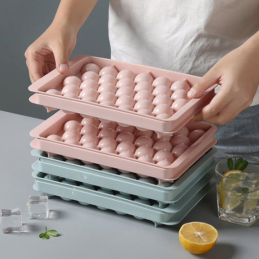Ice Tray 3D Round Ice Molds Home Bar Party Use Round Ball Ice Cube Makers