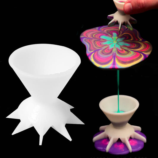 Mini Funnel Paint Art Tools Plastic
