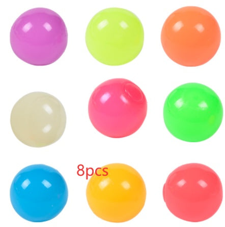 Luminous Sticky Ball Toys Sticky Wall Home Party Games