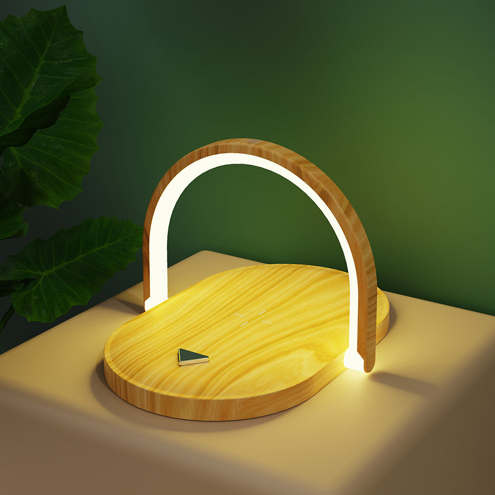 3 In 1 Foldable Wireless Charger Night Light Wireless Charging Station LED