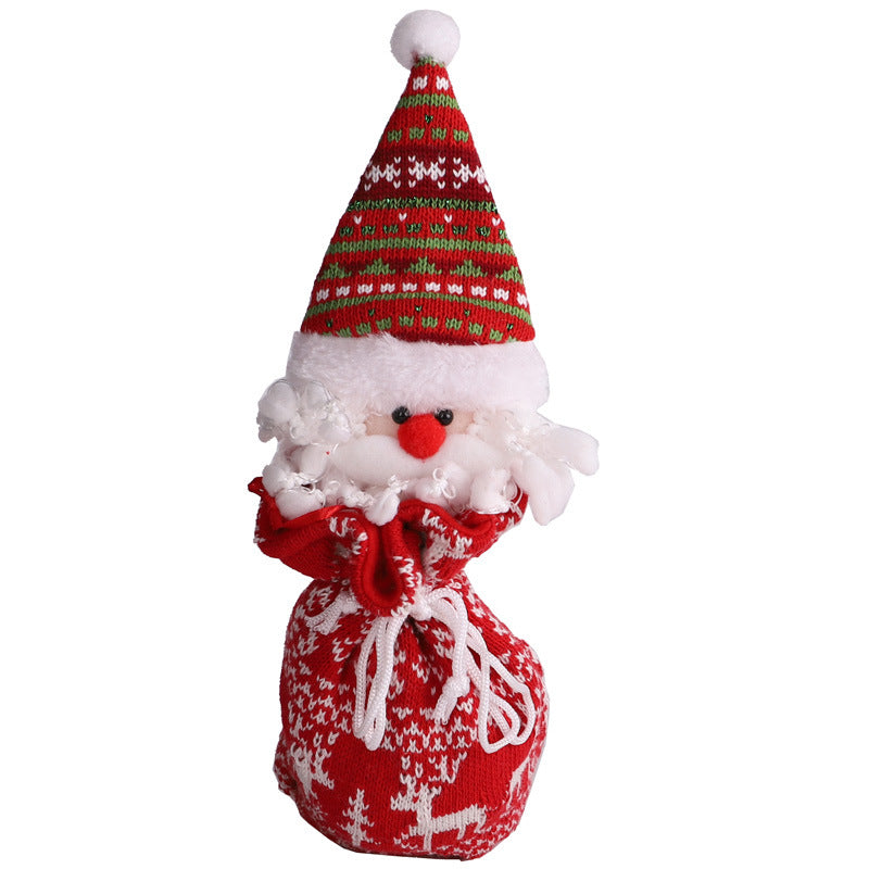 Christmas Knitted Children Adult Gift Eve Candy Bag
