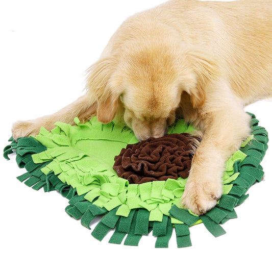 Dog Sniffing Mat Dog Puzzle Toy Pet Snack Feeding Mat