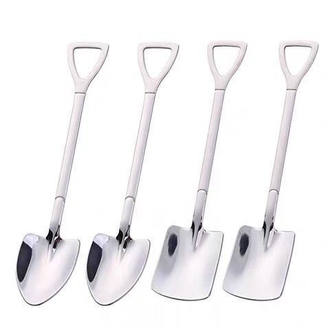 Stainless Steel Spade Creative Dessert Spoon