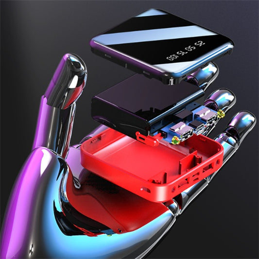 Mini Power Bank 20000 MAh Portable Mirror