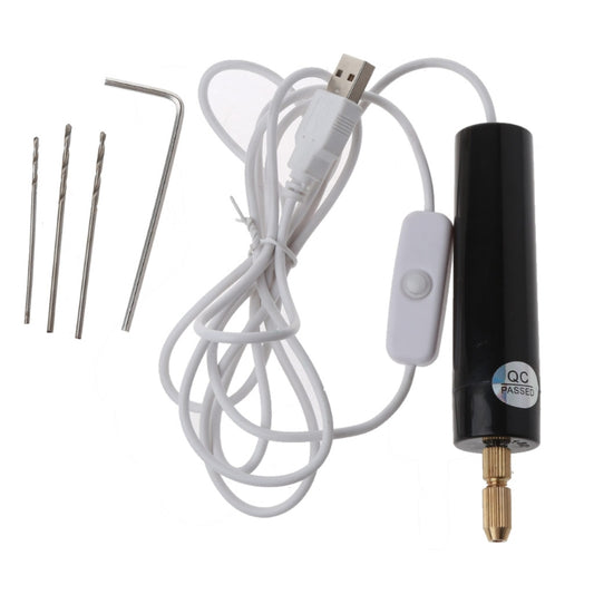 Crystal Epoxy DIY Mini Electric Drill Punch Pen
