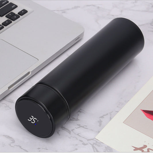 Intelligent 304 Stainless Steel Vacuum Water Cup Temperature Display Car Insulation Cup