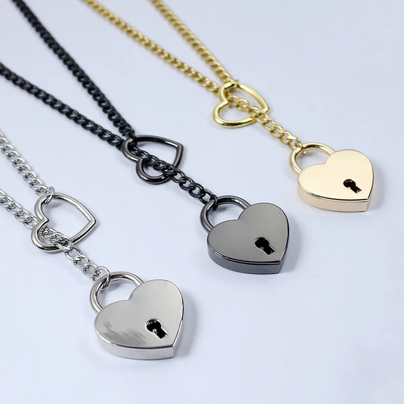 Fashion Jewelry New Slip Chain Necklace Heart O-Ring