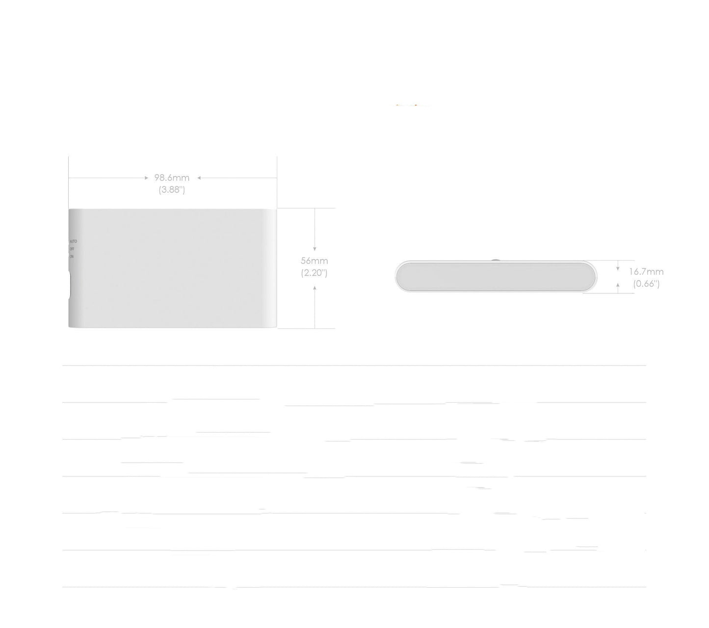 Rechargeable Wireless Magnetic Night Light