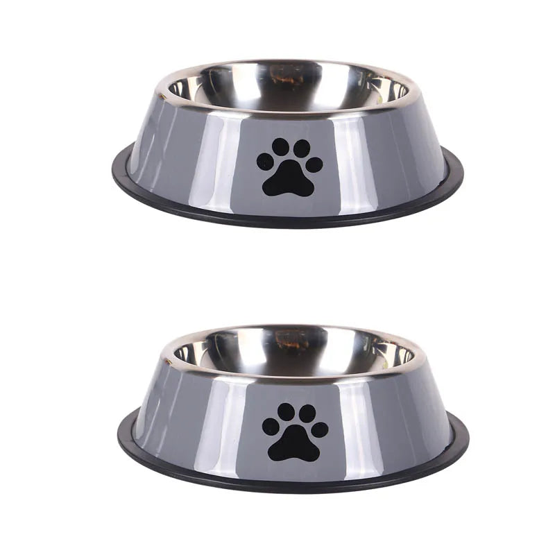 Stainless steel large capacity pet bowl dog food bowl