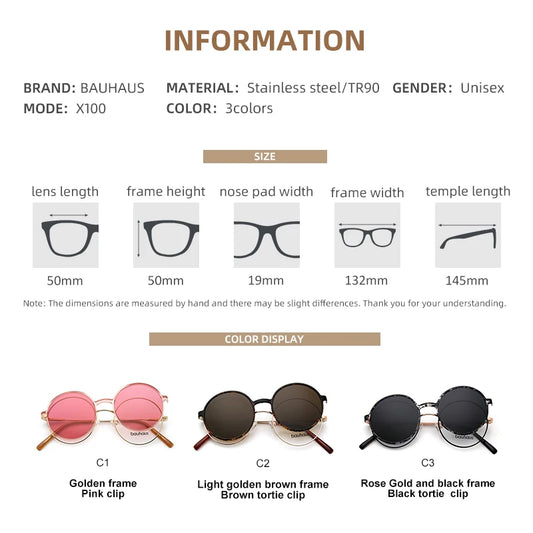 X100 Magnet sunglasses polarized women men sunglasses