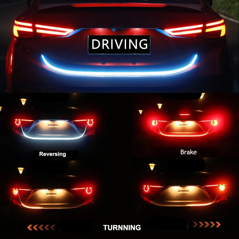 Car Rear Trunk Tail Light LED Strip Signal Lamp