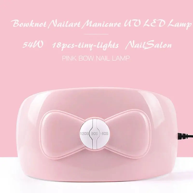 UV LED Nail Dryer Lamp USB Bowknot Ultraviolet Light