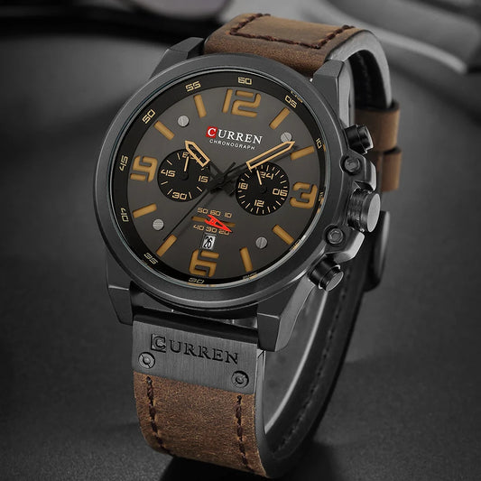 CURREN Mens Watches Top Luxury Brand Sport Wrist Watch