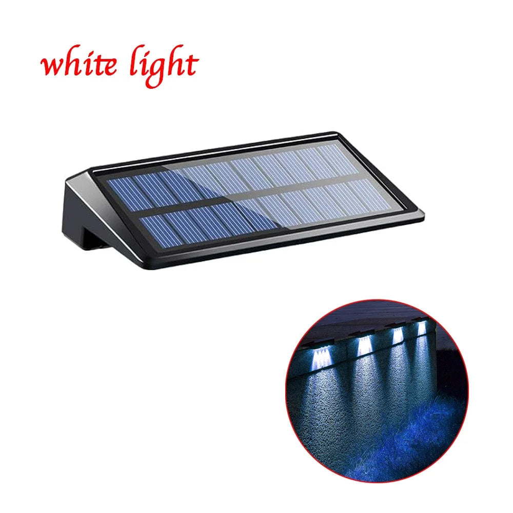 1-4pcs Solar Wall Light Outdoor Waterproof Solar Light