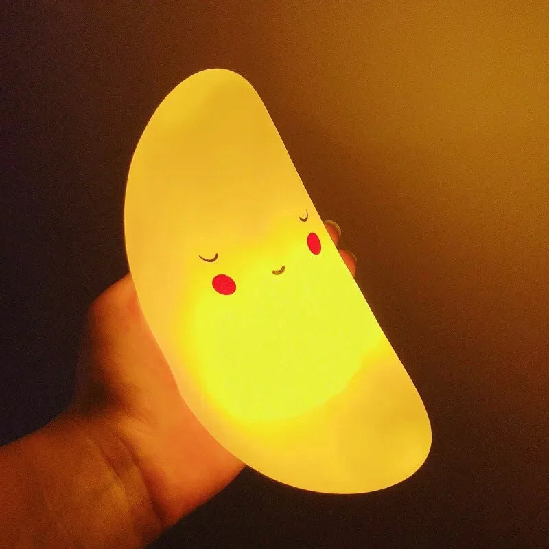 Mini LED Night Light Cartoon Fantasy Star Moon Interior Lighting