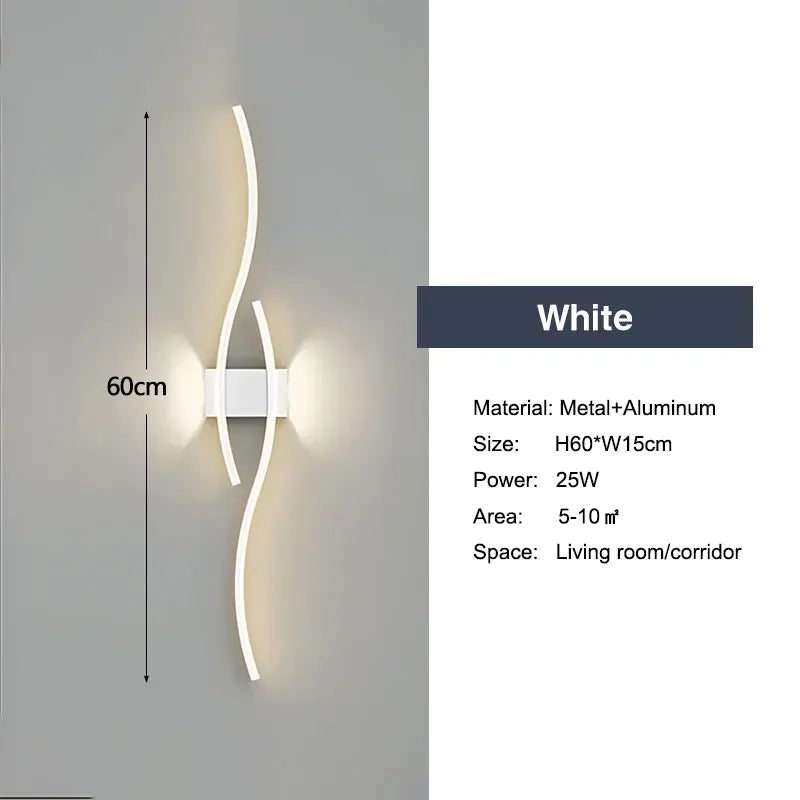 Minimalist Bedroom LED Wall Lamps Decor Wall Lights